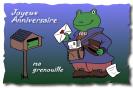 Miniature : Joyeux anniversaire ma grenouille. 