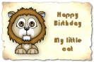 Miniature : Joyeux anniversaire d'un lion. 