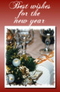 Miniature : Carte postale Bonne Anne 2021 : Table festive. 