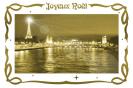 Miniature : Carte postale de Paris. Vu sur la tour Effel. Joyeux Nol. 