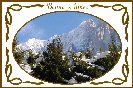 Miniature : Carte postale Bonne Anne 2021 : Montagnes enneiges. 