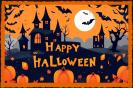 Miniature : Carte postale pour fter un Joyeux Halloween 