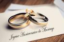 Miniature : Une jolie carte pour souhaiter un joyeux anniversaire de mariage