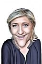 Miniature : Carte postale caricaturale de Marine Le Pen