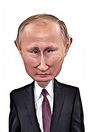 Miniature : Carte postale caricaturale de Vladimir Poutine