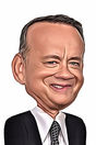 Miniature : Carte postale caricaturale de Tom Hanks