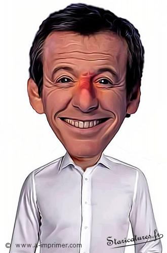 Carte postale caricaturale de Jean-Luc Reichmann