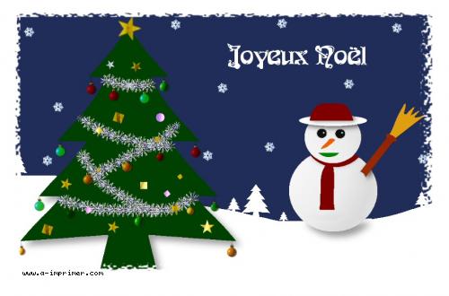 Carte Postale Gratuite A Imprimer Fin Annee Joyeux Noel